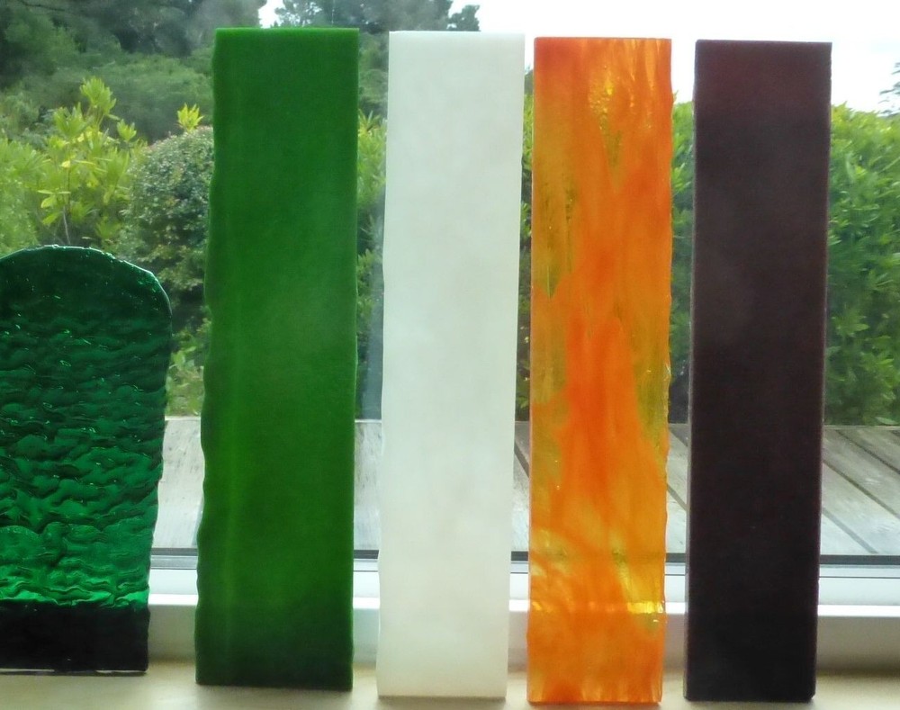9 SHEETS OPAL & STREAKY & RIPPLE *UROBOROS 10” x 10” SHEETS hr