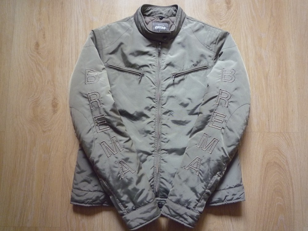 Brema Biker Style Padded Nylon Jacket Size 46