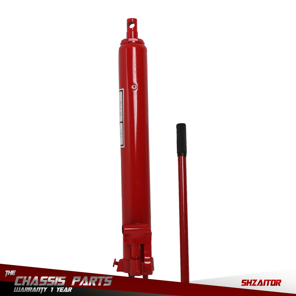 For Engine Lift Hoist Cherry Picker 3 Ton Hydraulic Long Ram Jack Manual Pump