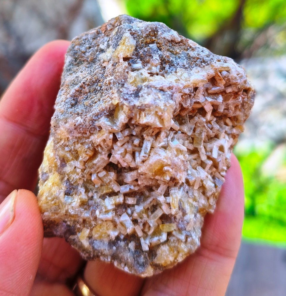 Green Tabular Cerussite Crystal Cluster