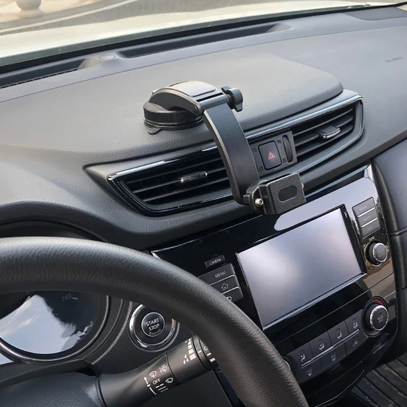 WalkieTalkie Car Mount, Adjustable Car Dashboard Installation for