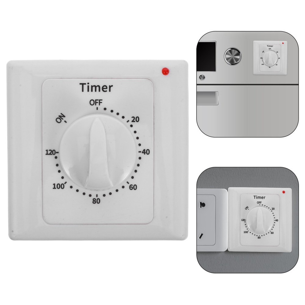 Mechanical Timer Switch For Electrical Outlets Indoor Light Timer With Countdown