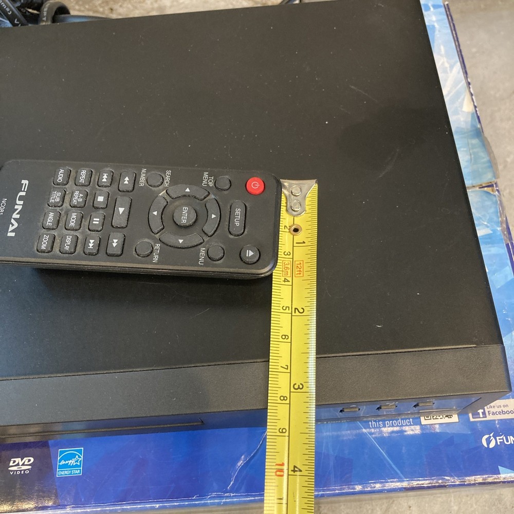 FUNAI DVD/CD Player Model #DP100FX5 Tested Works With Remote Original Box