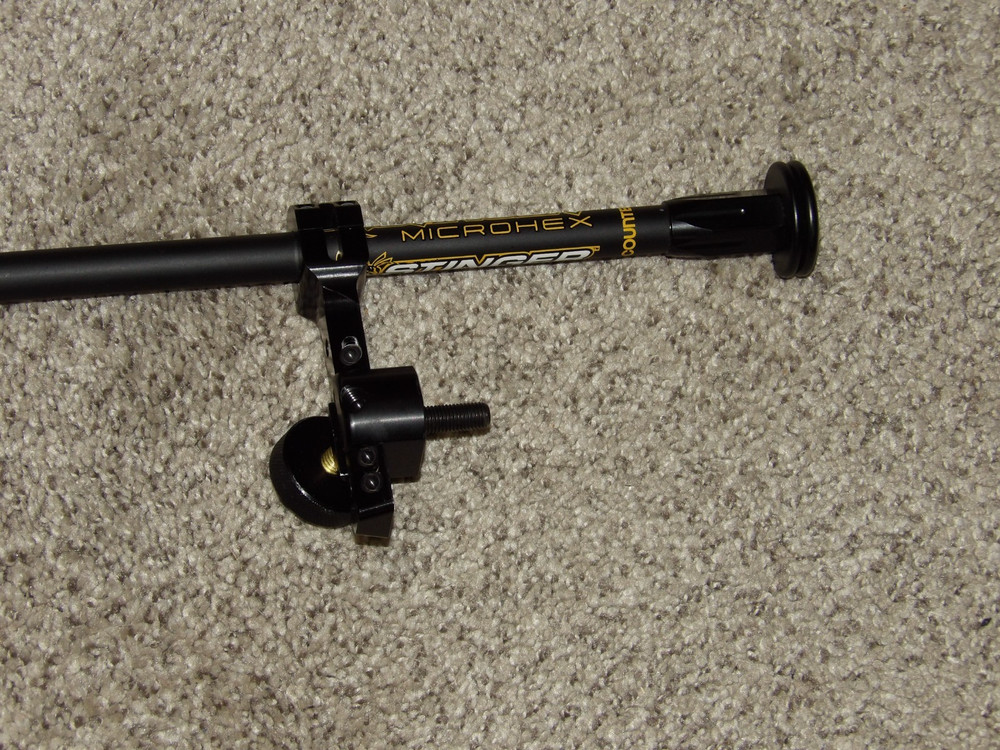 Used BeeStinger MicroHex Counter Slide Bracket Dovetail and Micro Hex Stabilizer