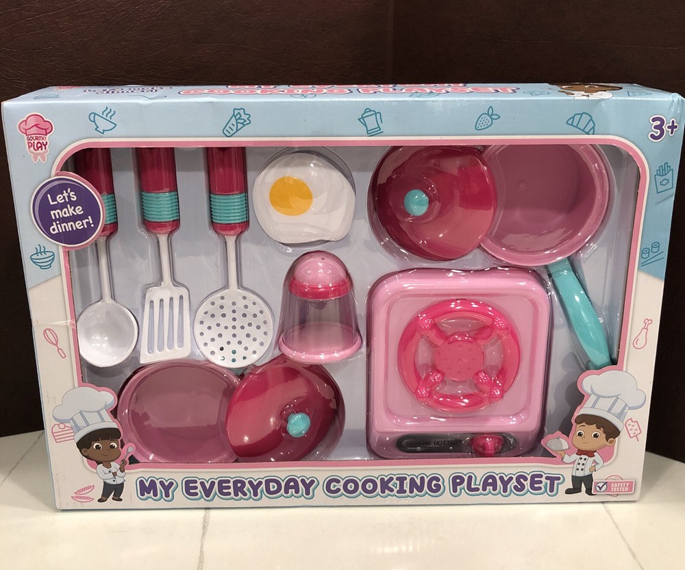 Let’s Make Dinner Playset Set New 10 Piece Set