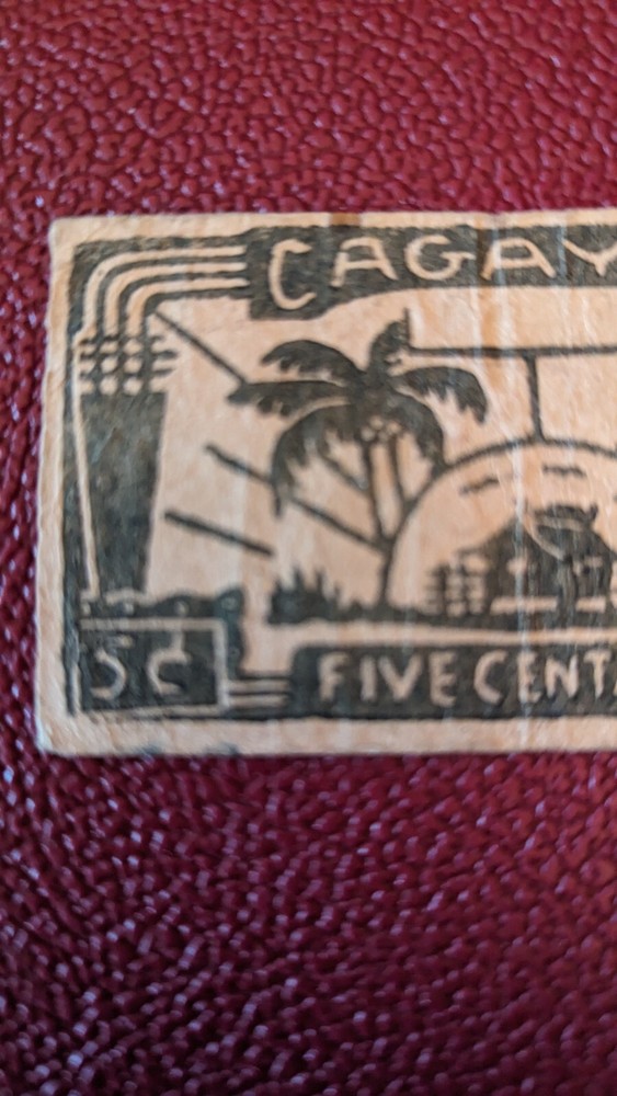 1940s Philippines CAGAYAN 5 Centavos - WWII Emergency Note
