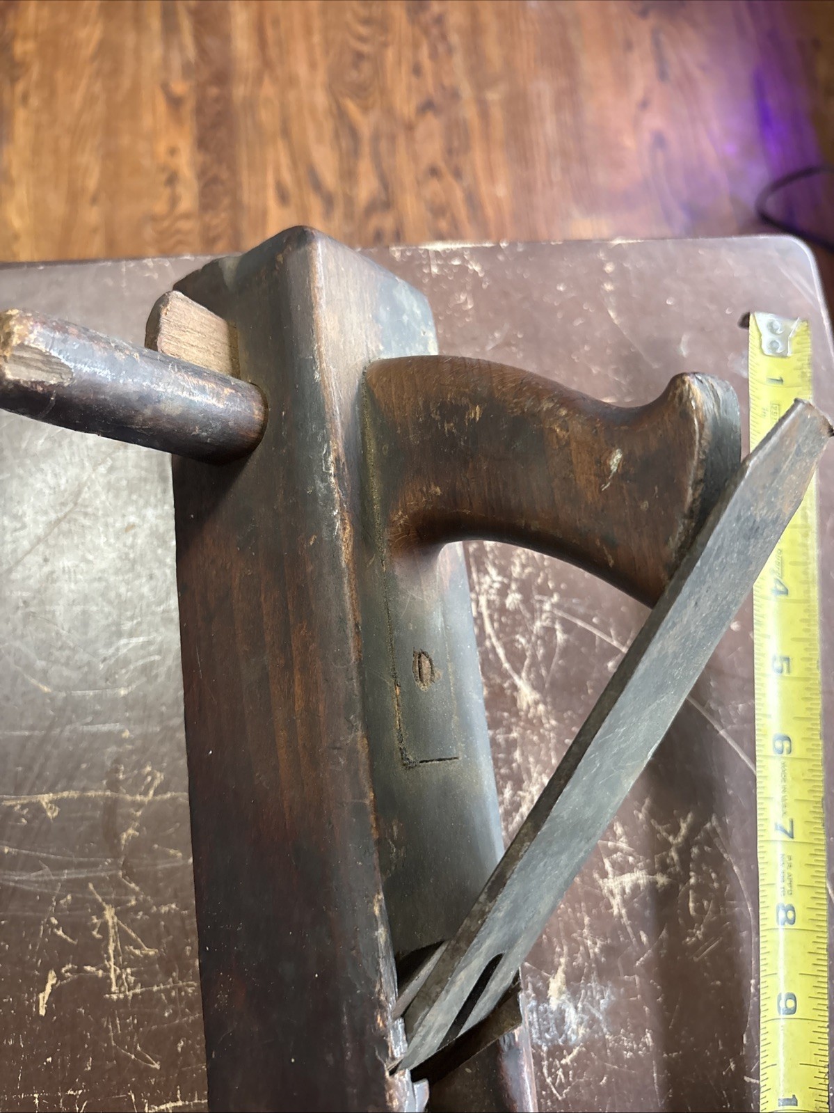 L.R. Spring Antique Wooden Plow Plane