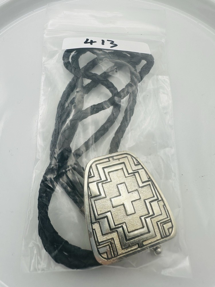 Ivan Solid Copper Cross Design Bolo Tie
