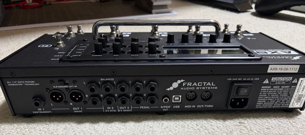 Fractal Audio AX8 Amp Modeler Multi Effects Guitar Processor Tested Japan