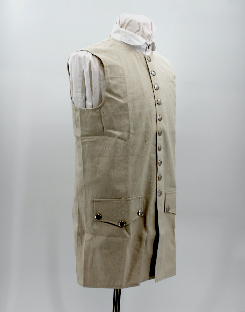 Osnaburg Colonial Waistcoat Size 46 / XL