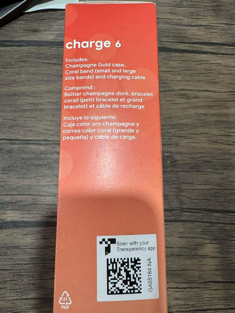 Fitbit Charge 6 Wristband Orange