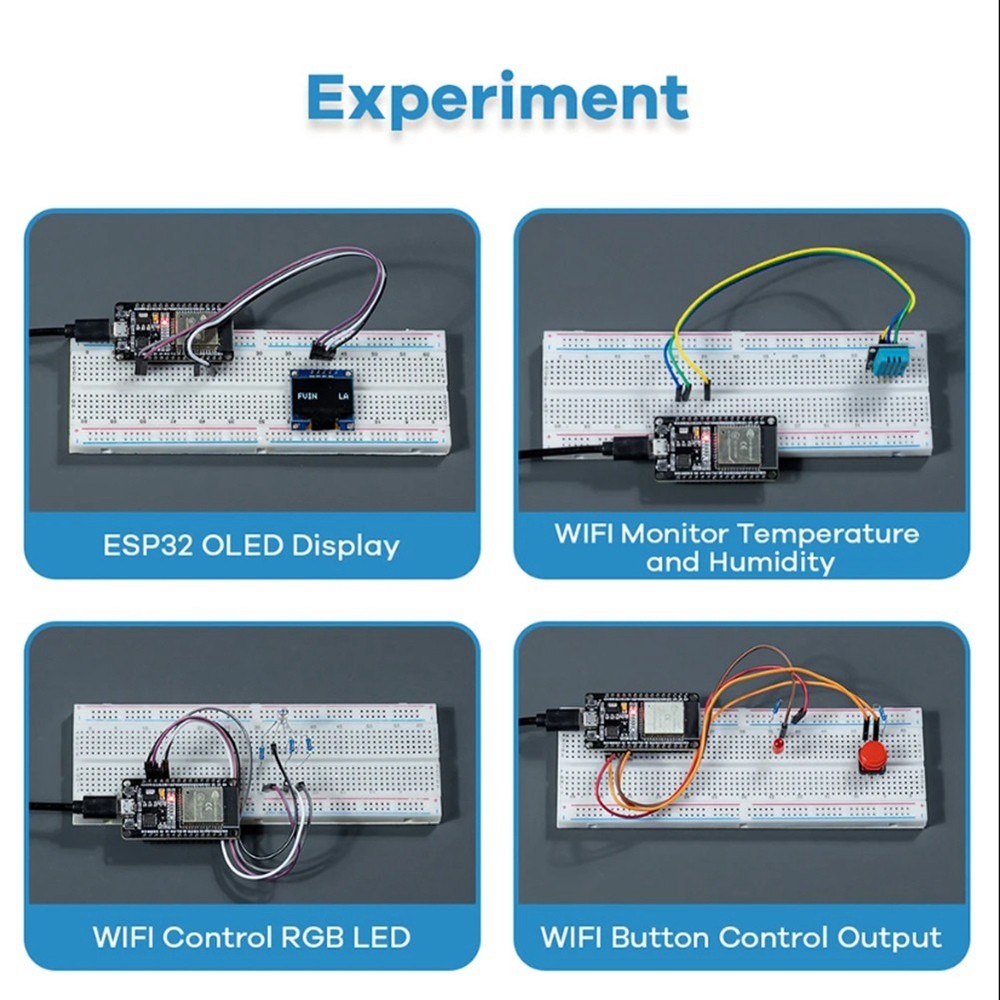 Kit ESP-32S WiFi I OT Development Board for Project Learning Kit Basic St8359