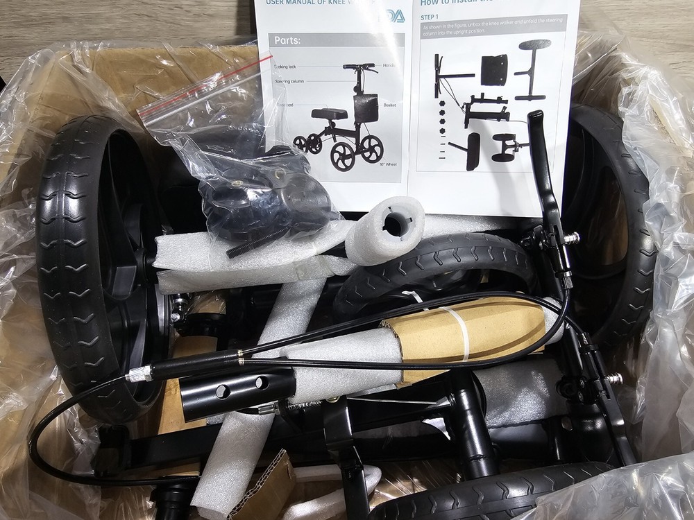 Zenart Knee Walker MT-9253 Black Scooter