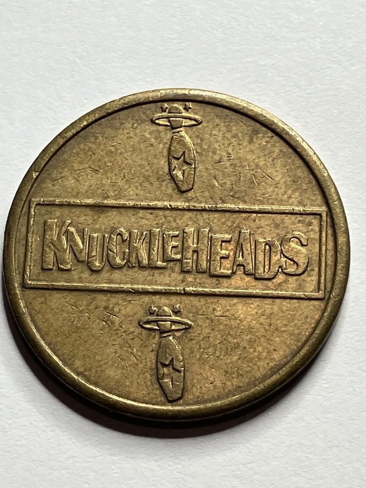 Rare Knuckleheads Bowling Arcade Token Defunct #si1