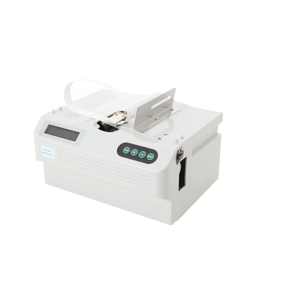 Automatic Small Banknote Binding Machine Strapping Bundling Money Packer 110V