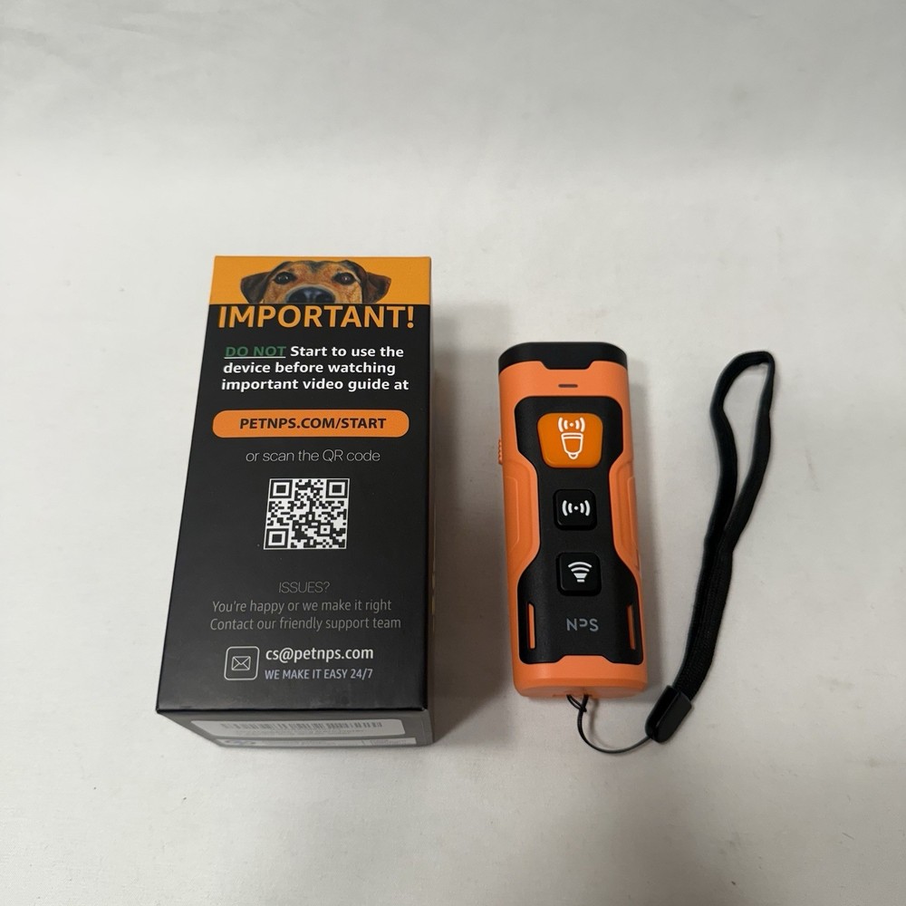 NPS Alpha DOG TRAINER ANTI BARKING Control Device USB Cordless Rechargeable