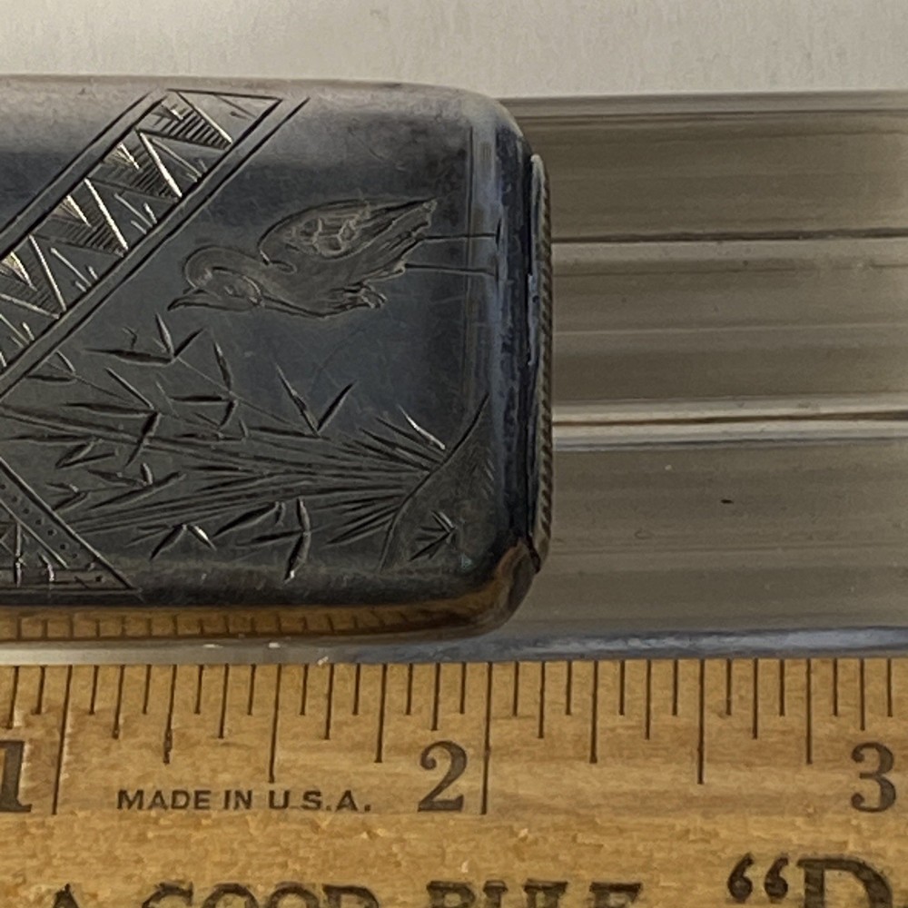 Antique Sterling Silver Match Safe Hallmarked