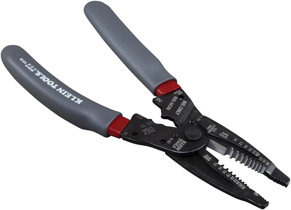 Klein Tools 1019 10 - 26 AWG Solid, 12 - 28 Stranded, Gray/Red
