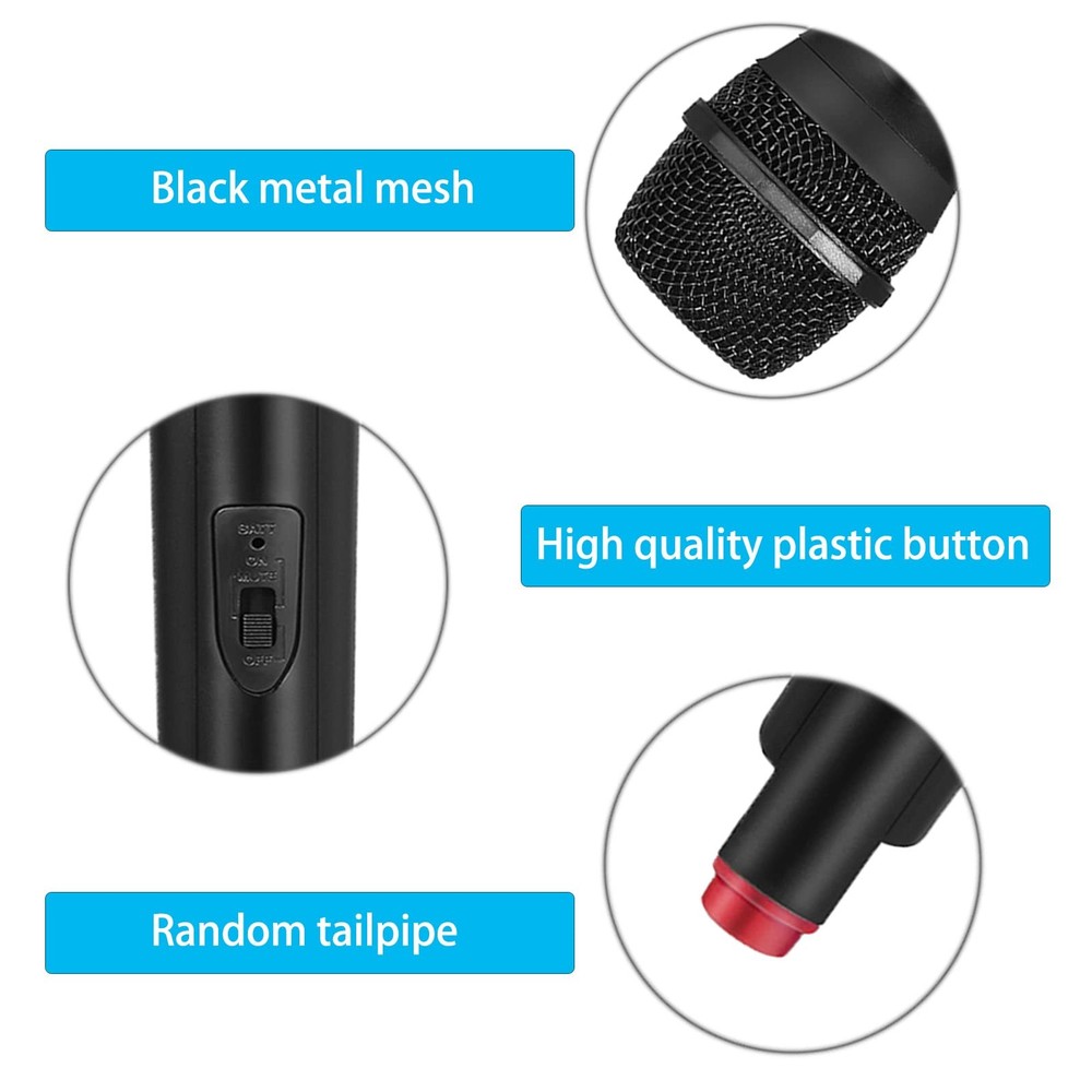 Fake Microphone Plastic Realistic Microphone Simulate Speech Practice Prop