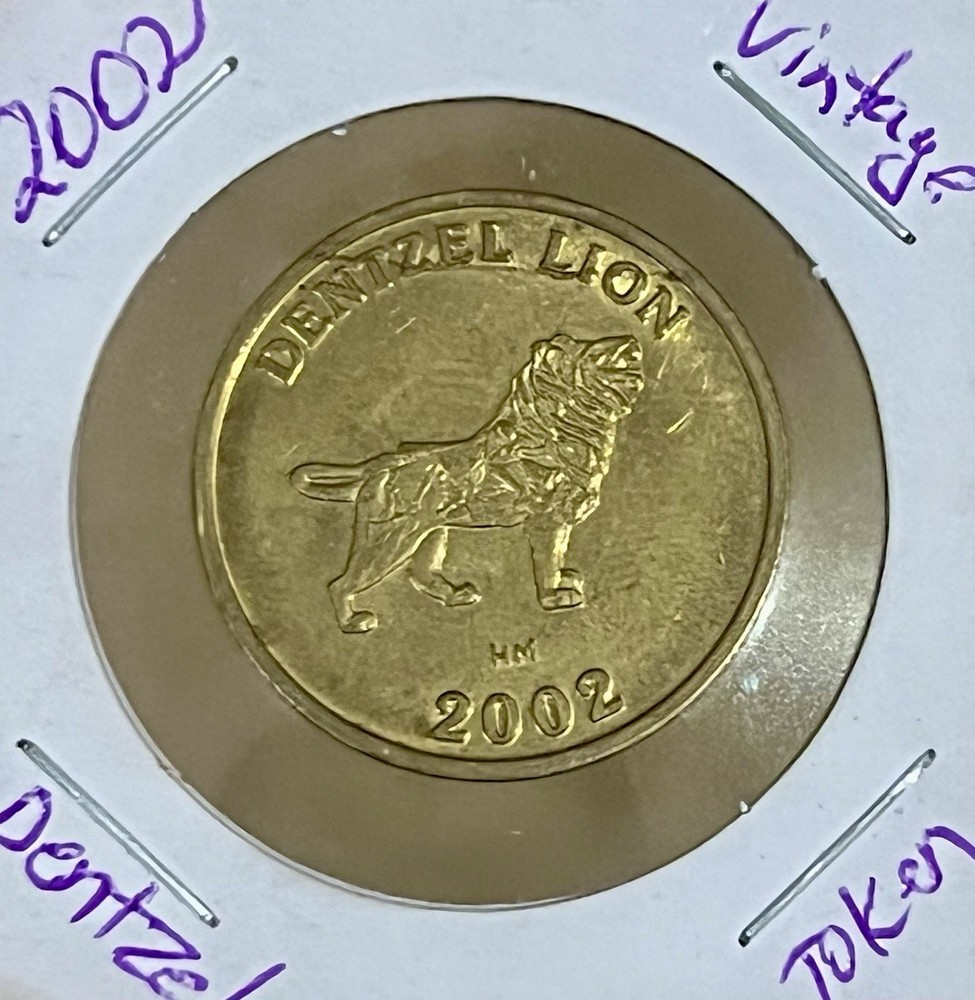 2002 Vintage Dentzel Lion Token