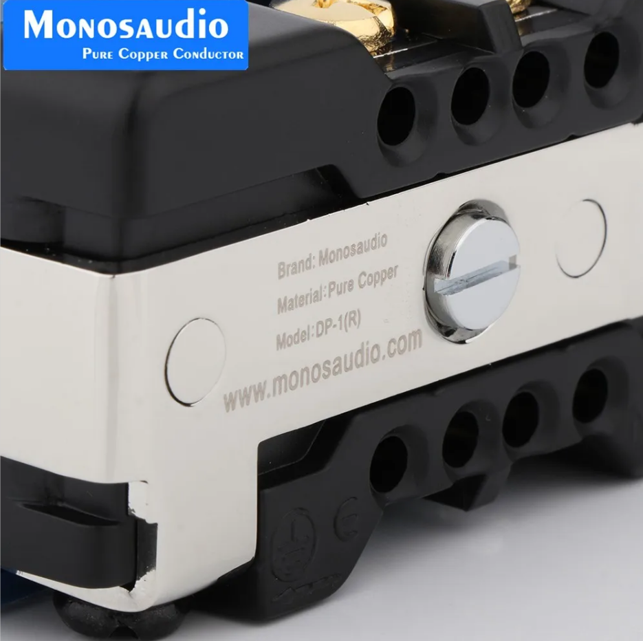 Monosaudio 20A Pure Copper Socket US Receptacles Wall Duplex Distributor Outlets