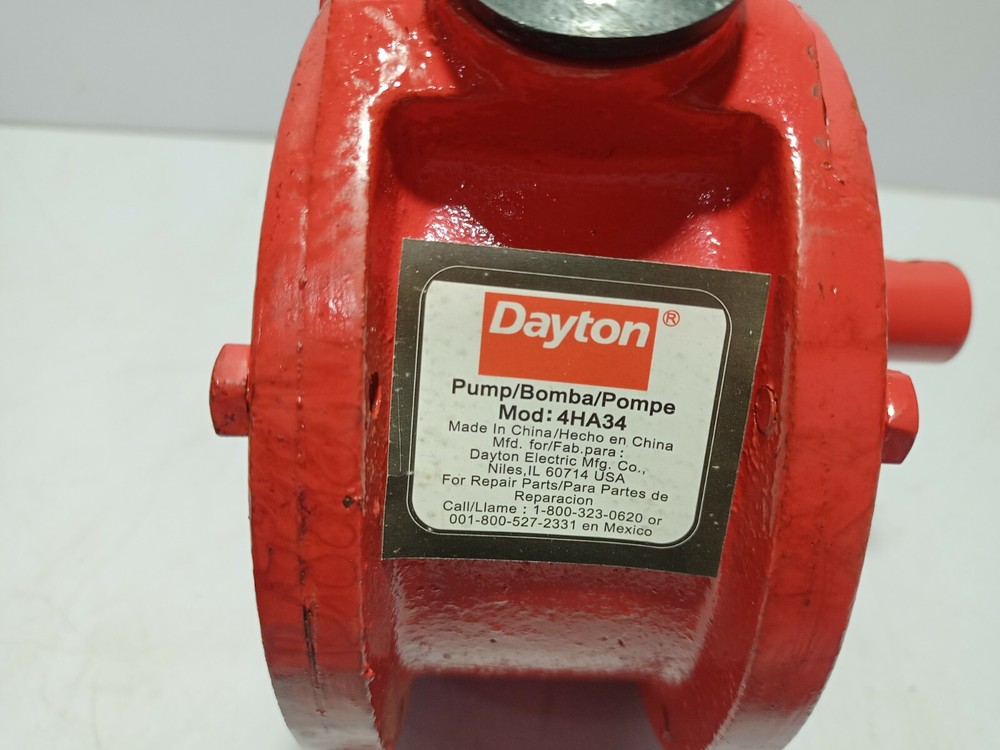 Dayton 4HA34 Pump Rotary Drum Pump