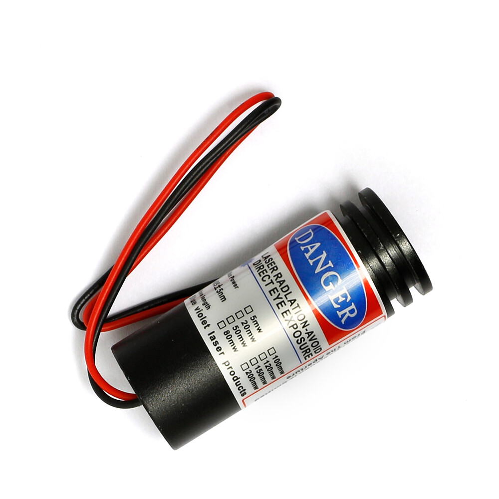 405nm 120mW VioletBlue Focusable Laser Dot Module High Quality