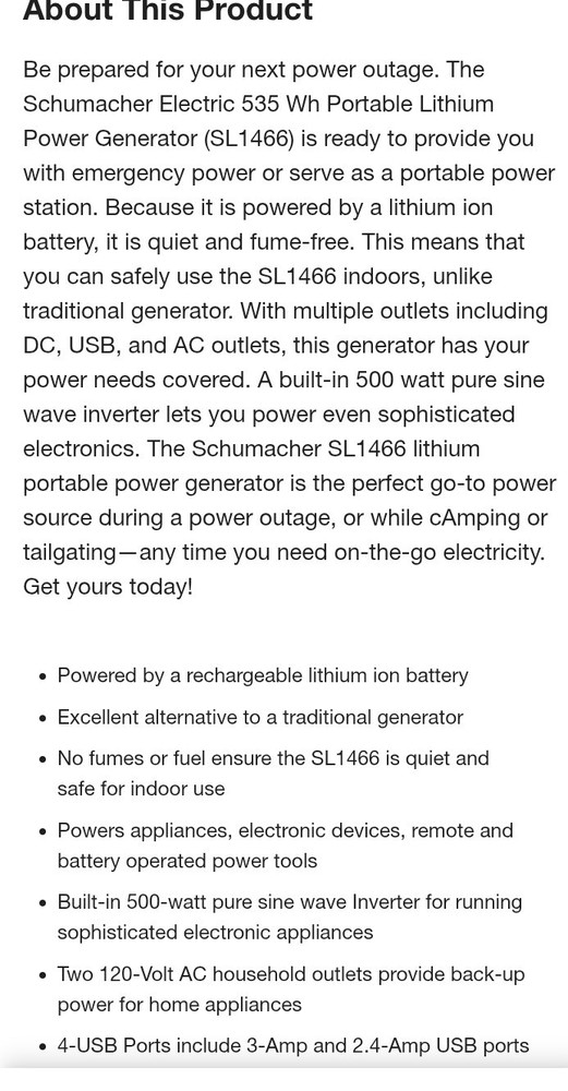 Portable Generator