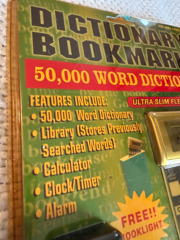 Dictionary Bookmark & 50,000 Word Dictionary Electronic