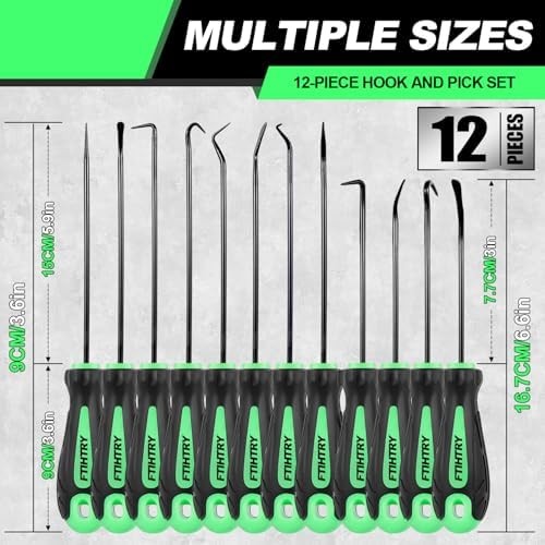 12 Piece Auto Pick Hook Tool Set Seal Removal