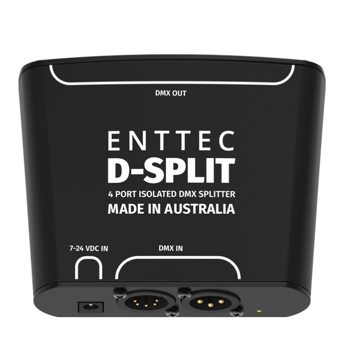 Enttec D-Split 70579 DMX 4 Port Isolated Splitter / Isolator (5-Pin)