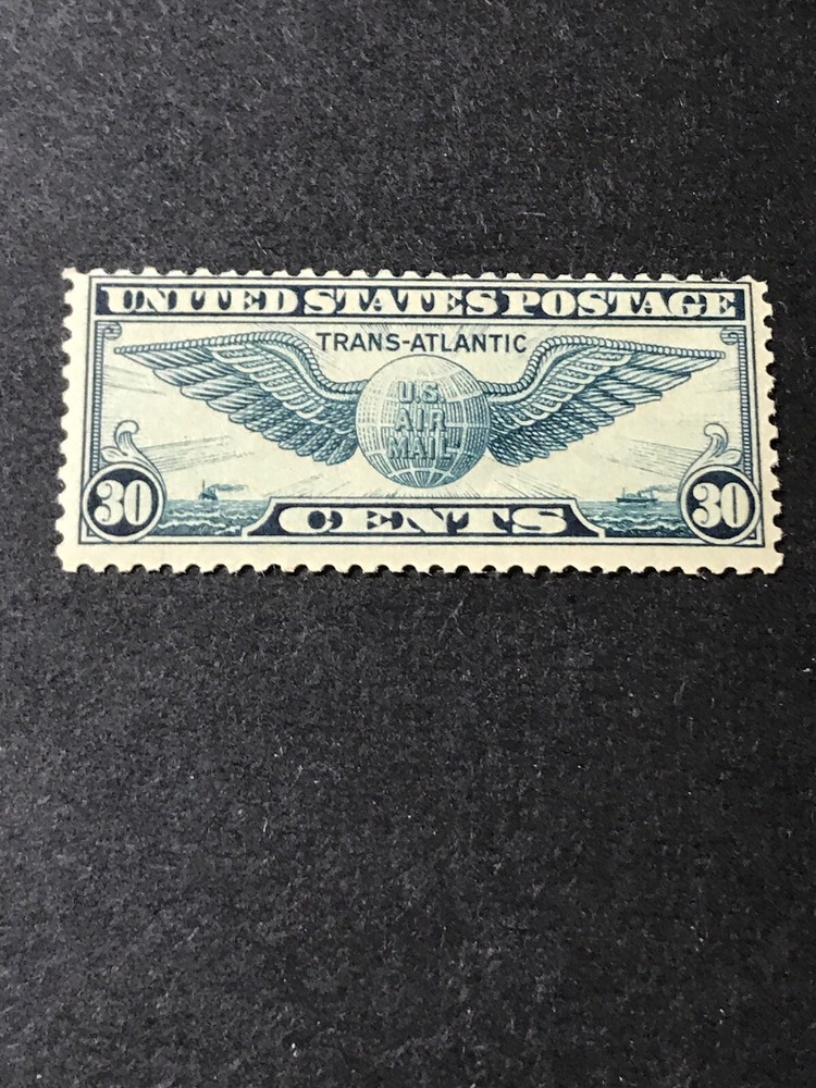 Scott#C24 Winged Globe 30¢ Blue MNH