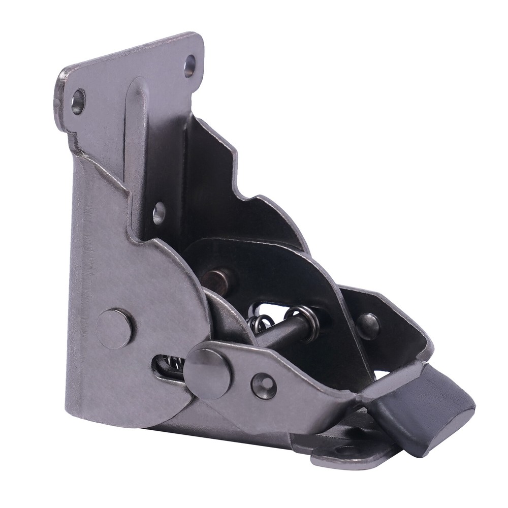 4 Pack Folding Table Leg Brackets, Black Foldable Self-Locking Extension Hinge