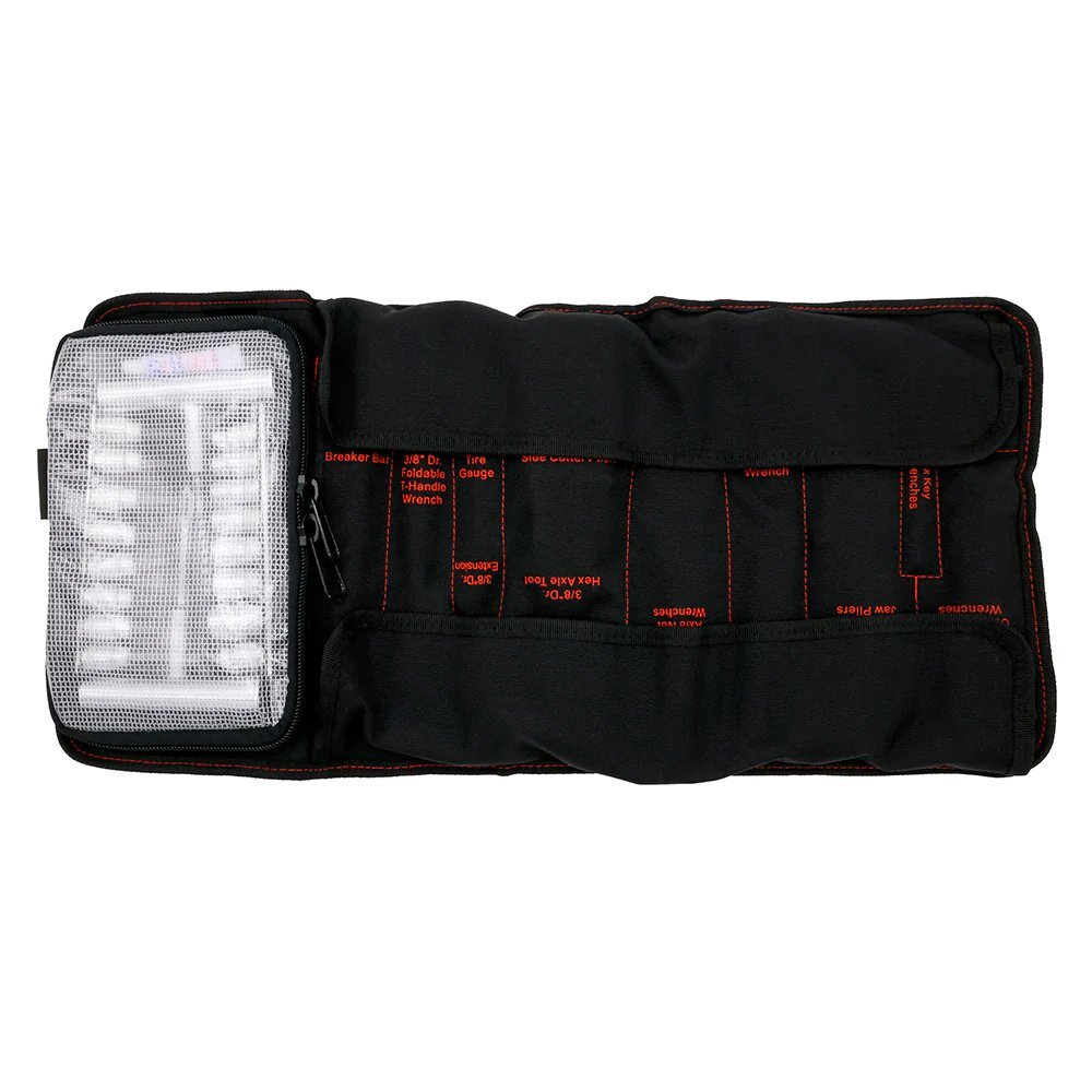Boxo USA Adventure Motorcycle Tool Kit - 40-Piece Compact Tool Roll