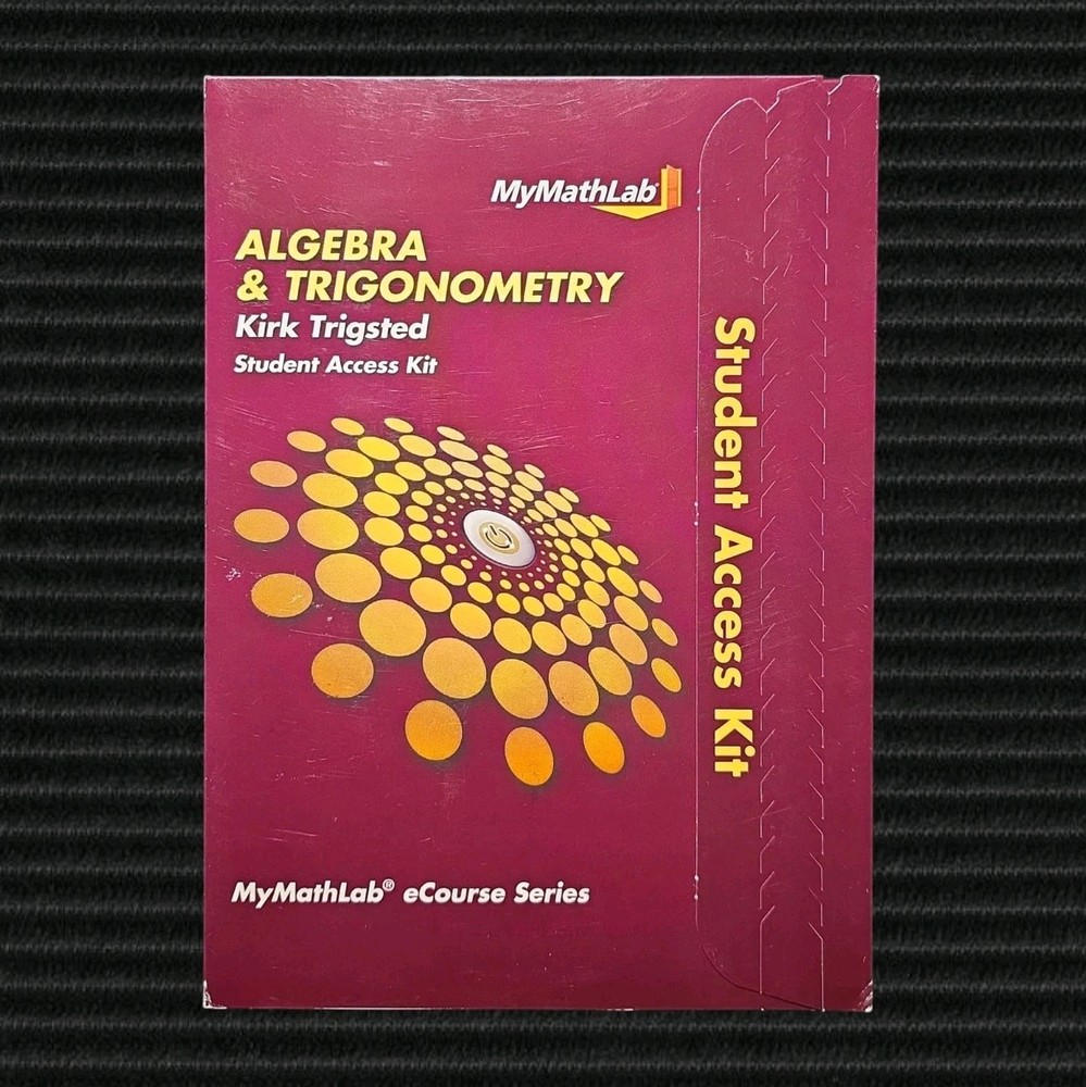 MyMathLab Algebra & Trigonometry Access Code Card - eCourse Series (New/Sealed)