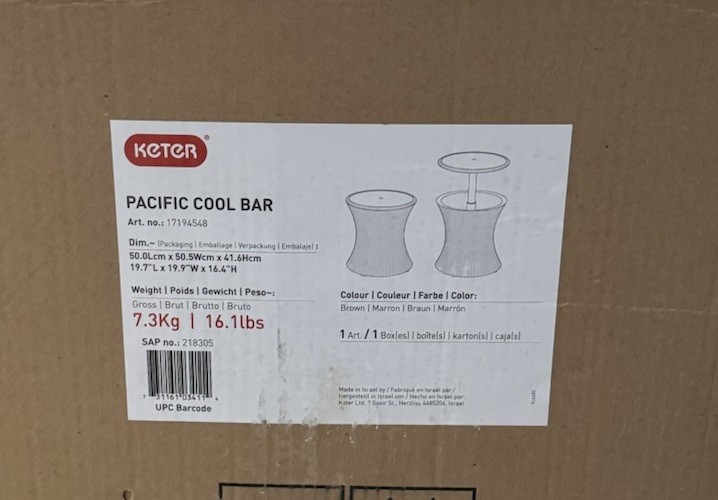 NIB Keter Pacific Cool Bar