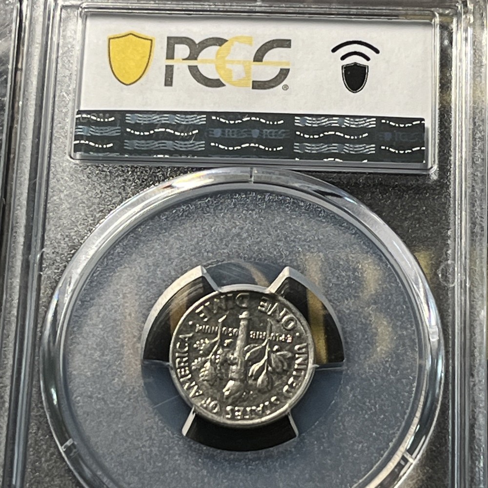 1988 P Dime AU55 PCGS Graded