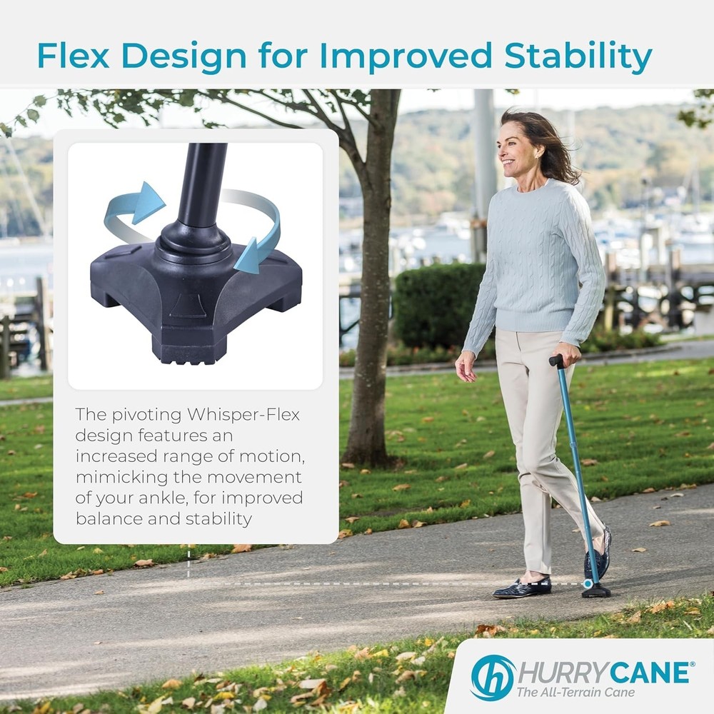 HCANE Freedom Edition Foldable Walking Cane - Adjustable & Stylish Mobility Aid