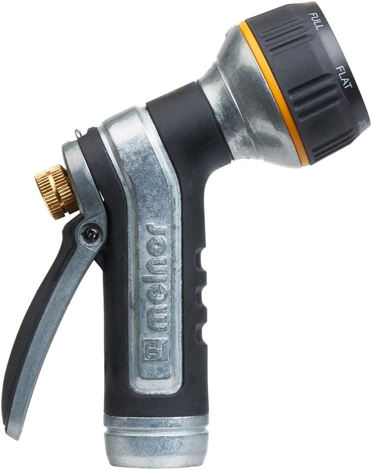 Melnor XT451 Heavyweight Metal 7-Pattern Nozzle, 1-(1 Pack), Basic