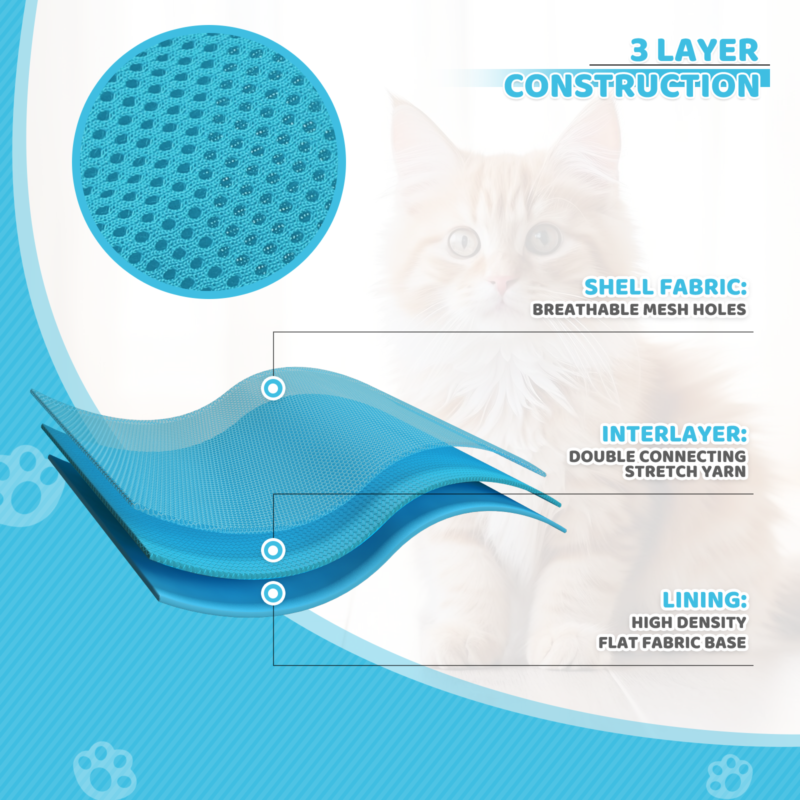 Cat Harness Escape Proof Breathable Mesh Adjustable Walking Kitten Jacket Chest