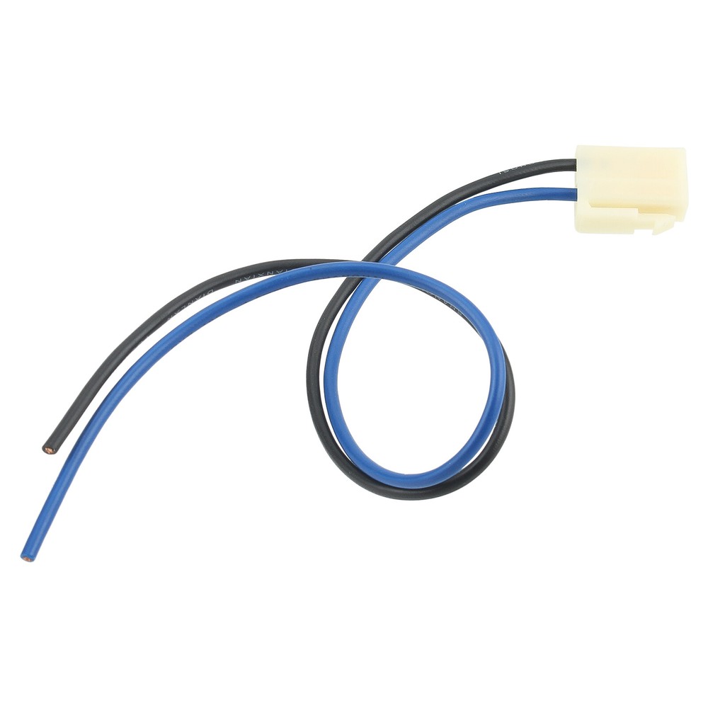 12" Universal Electric Cooling Fan 2 Terminal Pigtail Plug Wire Connector Socket