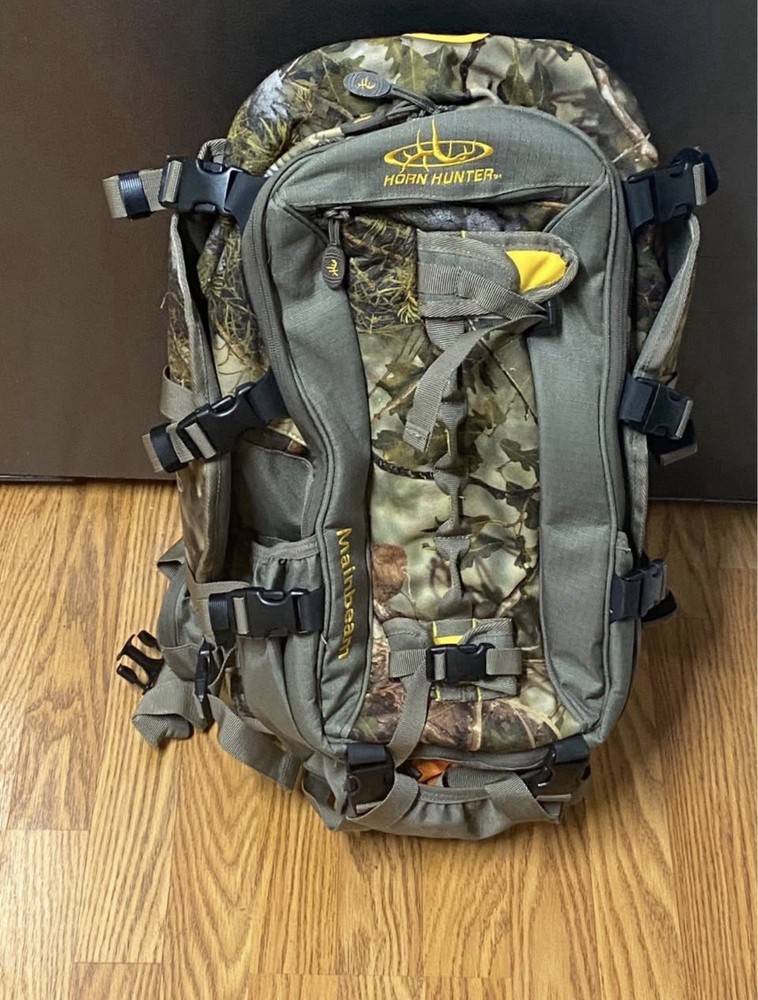 Horn Hunter Mainbeam Internal Frame Hunting Backpack Camouflage Orange