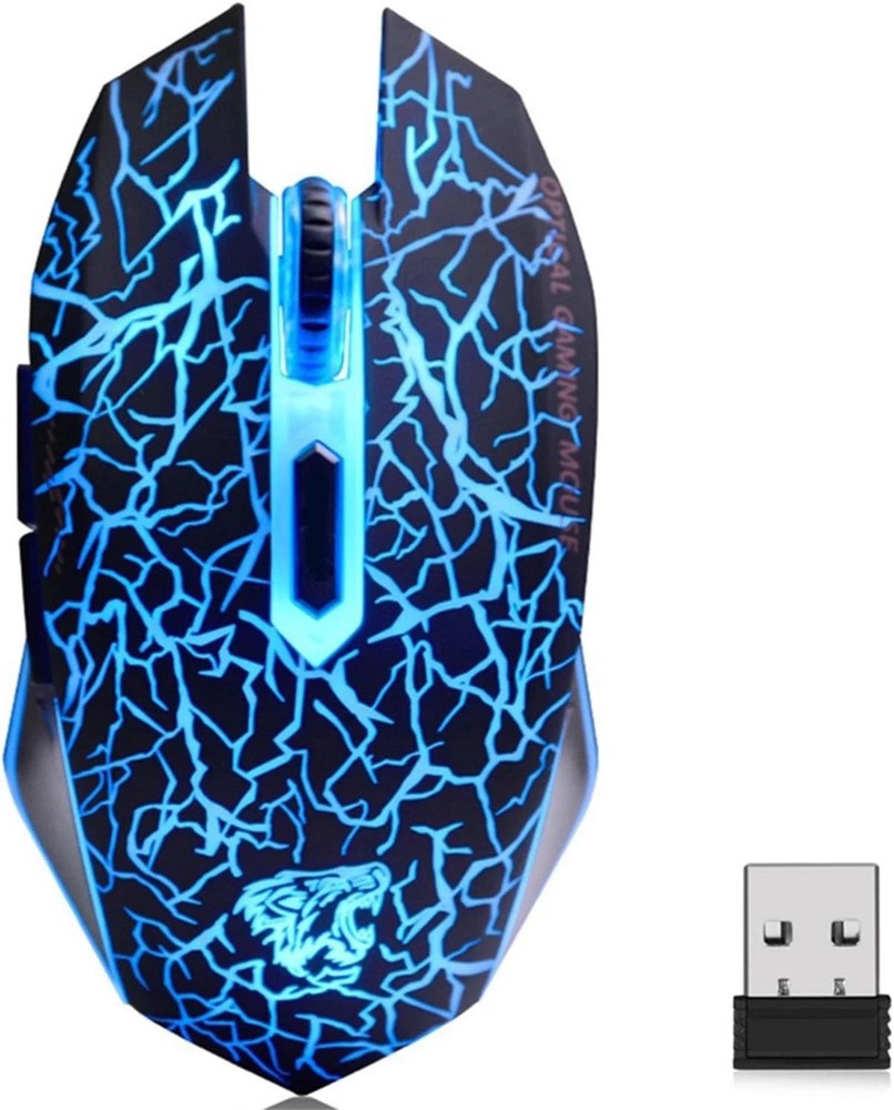 M2 Wireless Gaming Mouse, Silent Rechargeable Optical USB Computer Mice Wireless