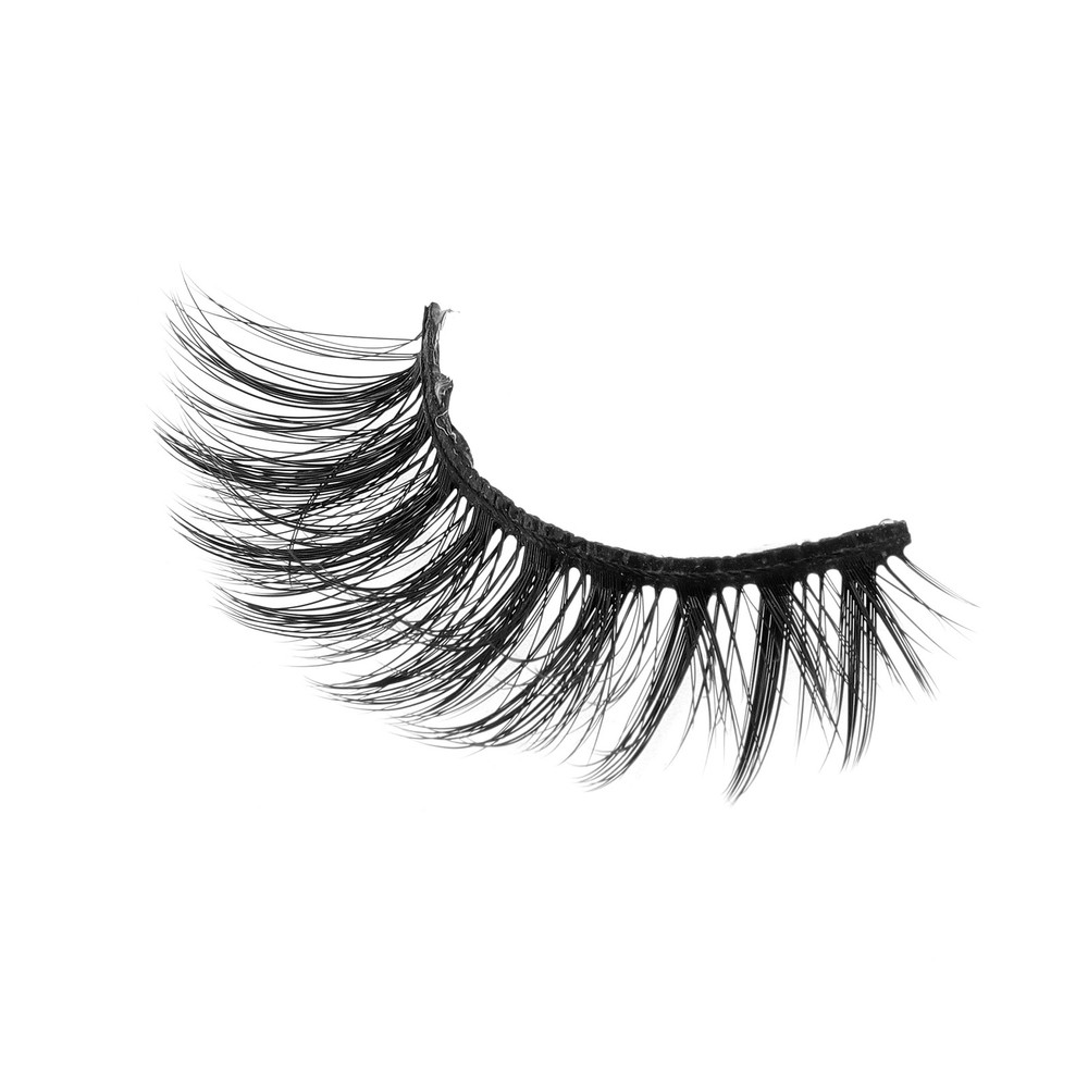 S07 False Eyelashes for Makeup Black 10 Pair