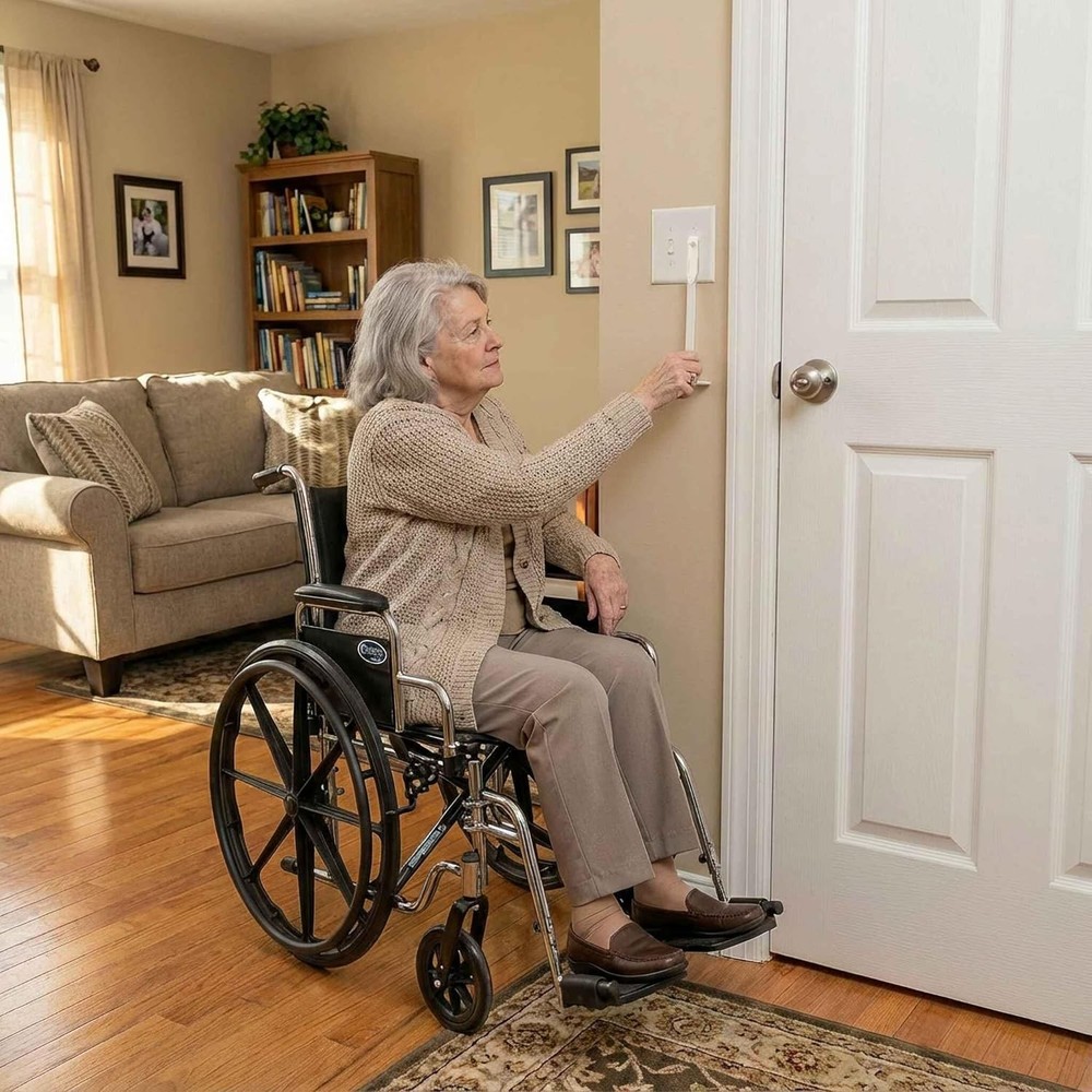 2-Pack Light Switch Extender with Wide, Easy-Grip Handle, Wall Toggle Switch Ext