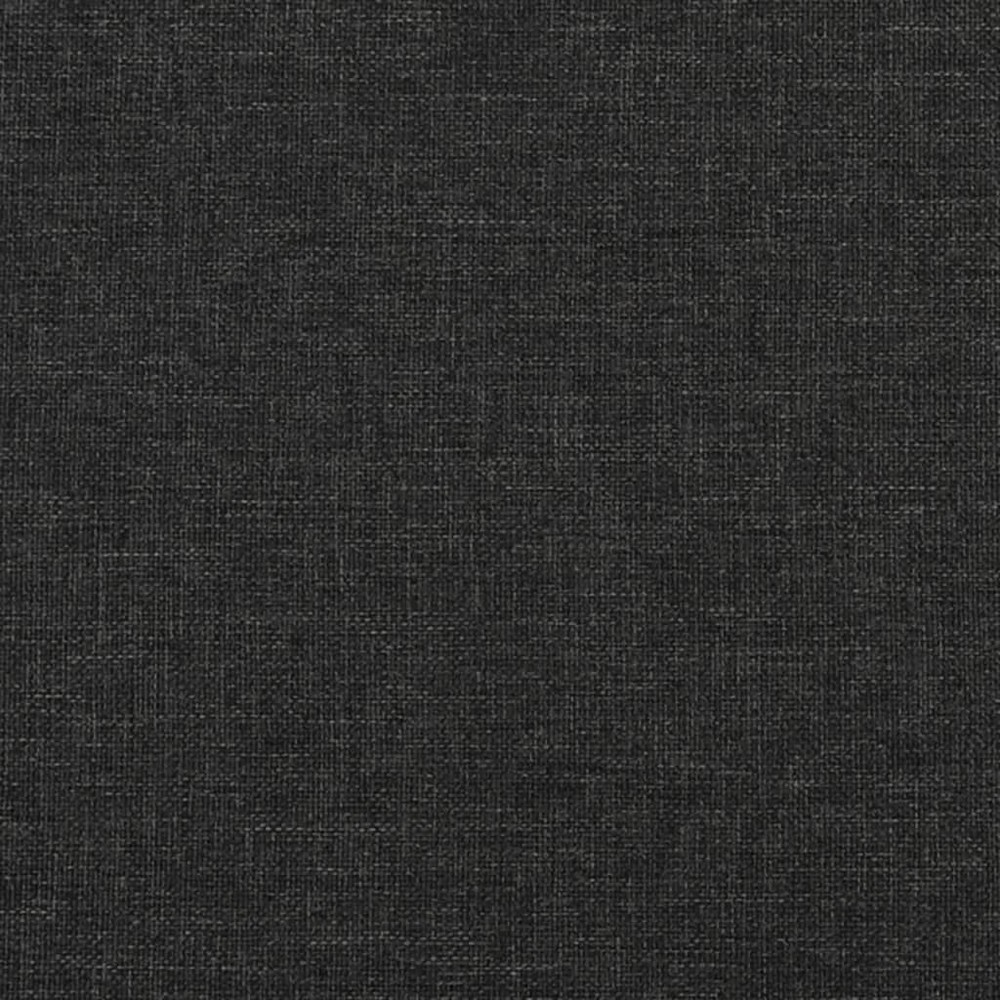 Sofa Bed Black Polyester fabric, Wood, Plastic, Foam 2-Seater