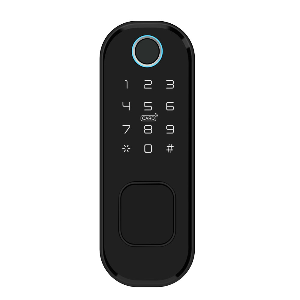 Tuya No Wiring Waterproof Fingerprint Lock Digital Code Electronic S1V6