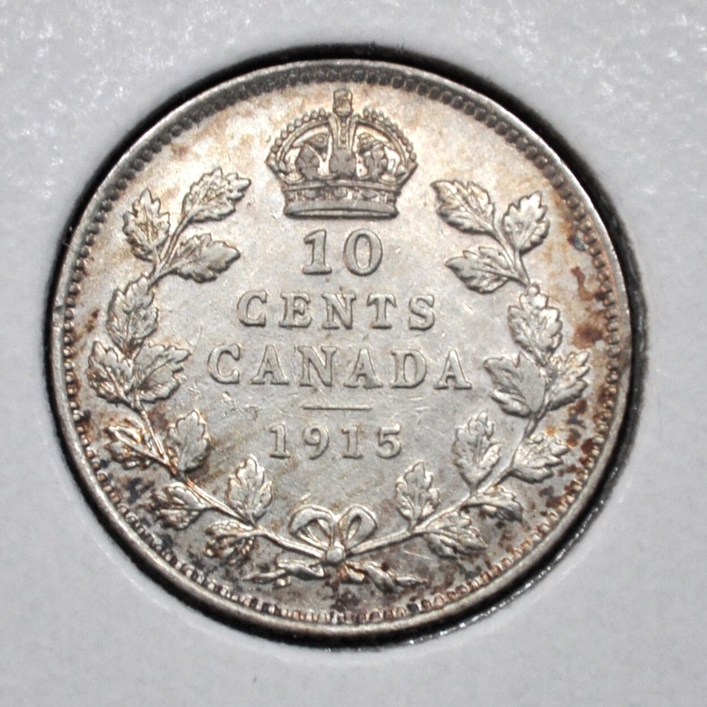 1915 Canada 10 Cents