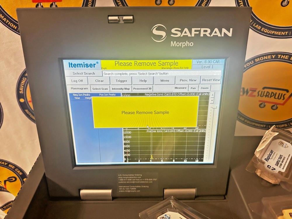 SAFRAN MORPHO ITEMISER DX Drug & Explosive Trace Detector Bundle + ROLLING CASE