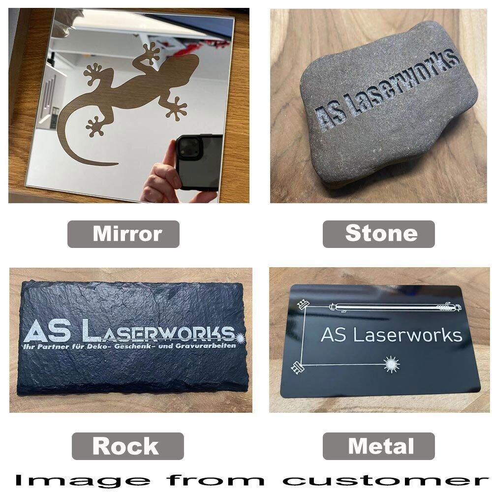 JPT Mopa 100W Fiber Laser Marking Machine Rotary Metal Steel Marking BJJCZ US